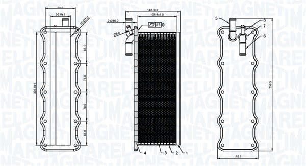 351319206190 Magneti Marelli Интеркулер