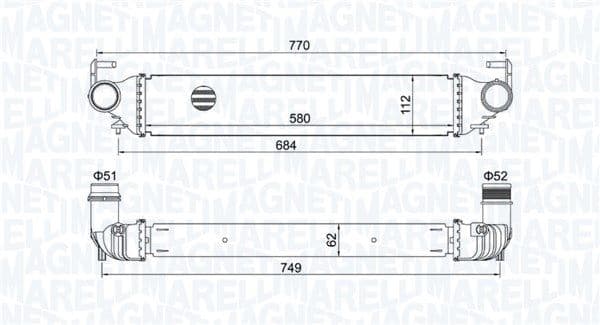 351319205620 Magneti Marelli Интеркулер