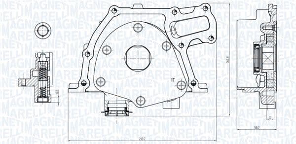 351516000017 Magneti Marelli Оливний насос