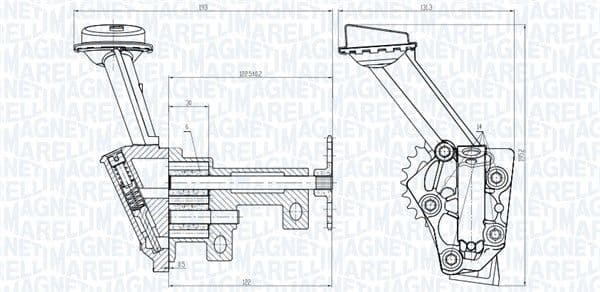 351516000018 Magneti Marelli Оливний насос