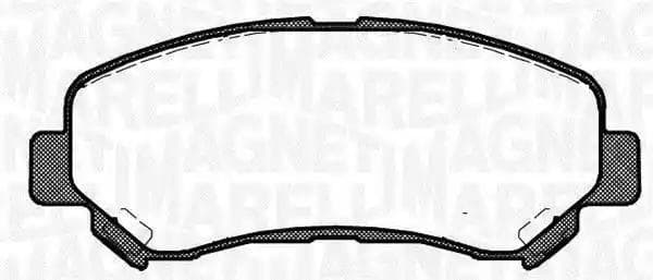 363916060811 Magneti Marelli Гальмівні колодки