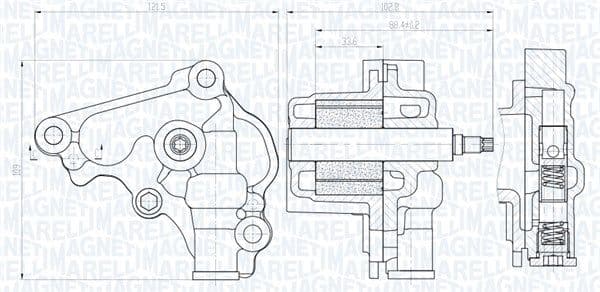 351516000138 Magneti Marelli Масляный насос