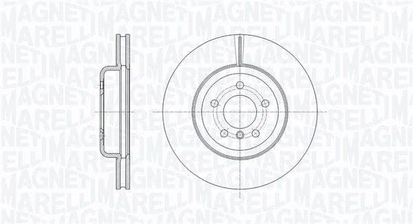 361302040804 Magneti Marelli Гальмівний диск