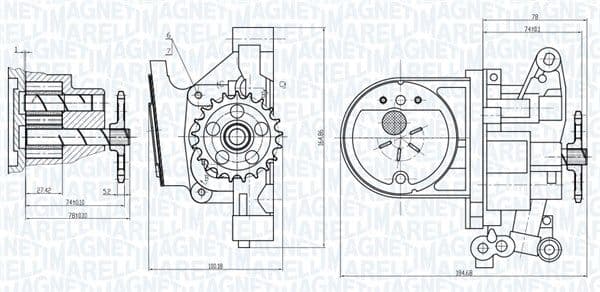 351516000030 Magneti Marelli Оливний насос