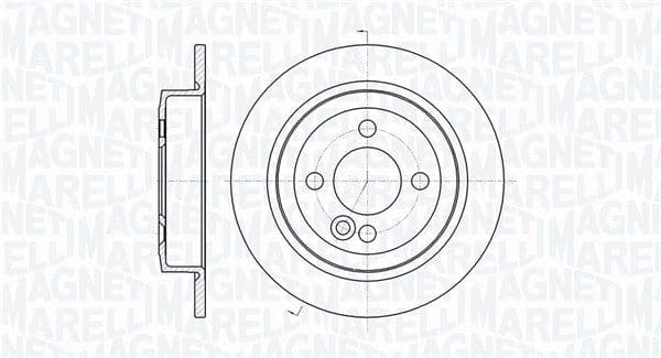 361302040725 Magneti Marelli Гальмівний диск