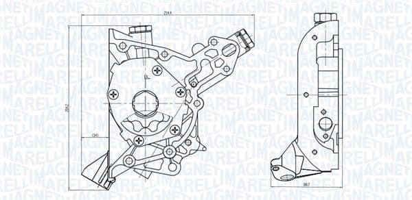 351516000092 Magneti Marelli Оливний насос