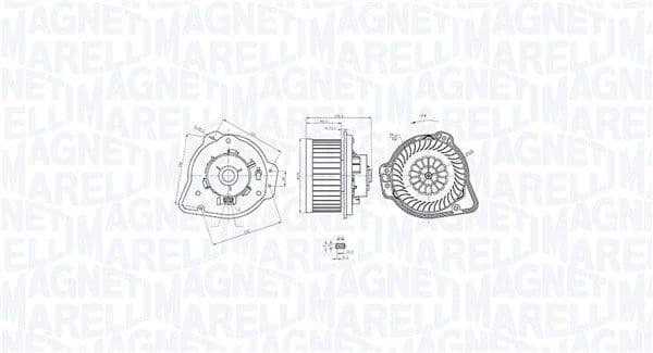 069412772010 Magneti Marelli Вентилятор салона