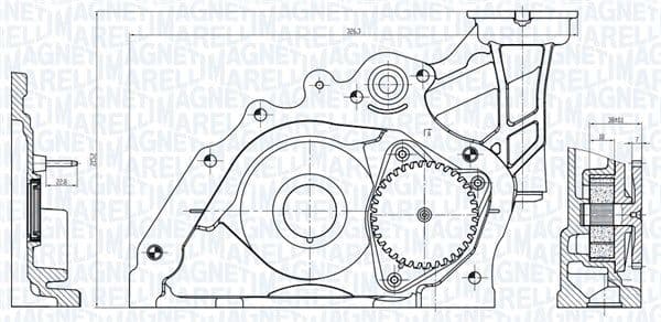 351516000124 Magneti Marelli Оливний насос