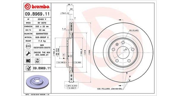360406127201 Magneti Marelli Гальмівний диск