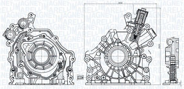351516000084 Magneti Marelli Масляный насос