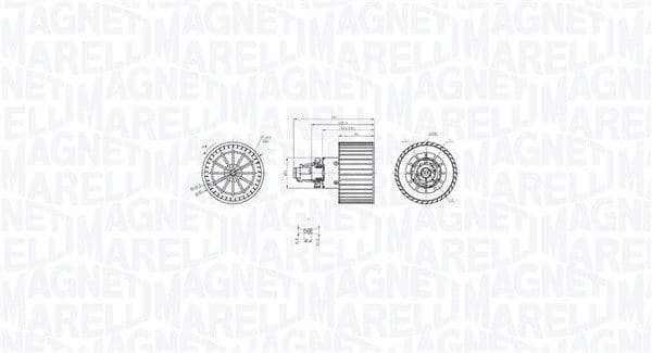 069412757010 Magneti Marelli Вентилятор салону