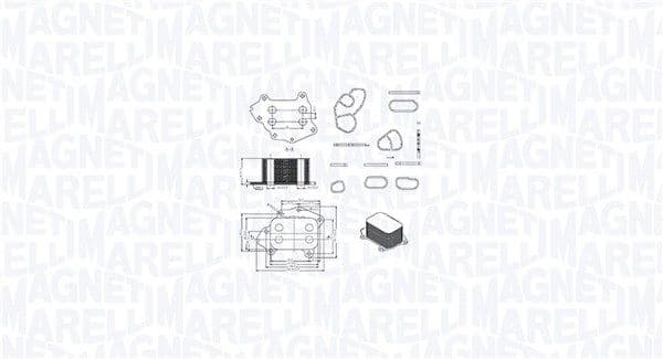 350300002400 Magneti Marelli Масляный радиатор двигателя