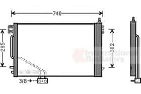 Радіатор кондиціонера Радіатор кондиціонера
