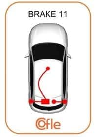 Трос ручного тормоза Трос ручного тормоза