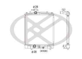 Радиатор охлаждения двигателя Радиатор охлаждения двигателя