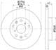 8DD 355 113-631 Hella Pagid Тормозной диск