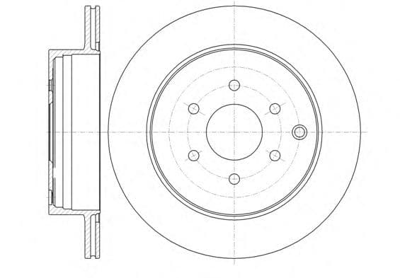 61354.10 Roadhouse Гальмівний диск для Nissan Pathfinder