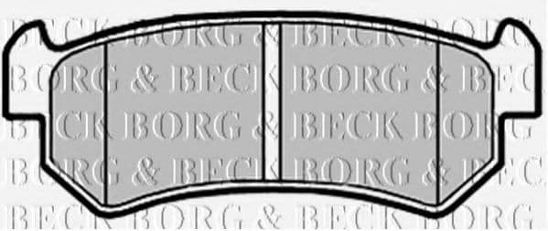 BBP2146 Borg & Beck Тормозные колодки