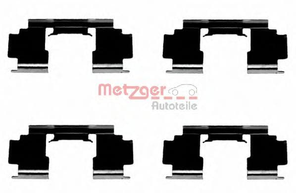 109-1276 Metzger Комплектующие дисковых тормозных колодок