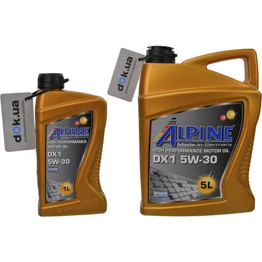 Alpine DX1 5W-30 моторна олива