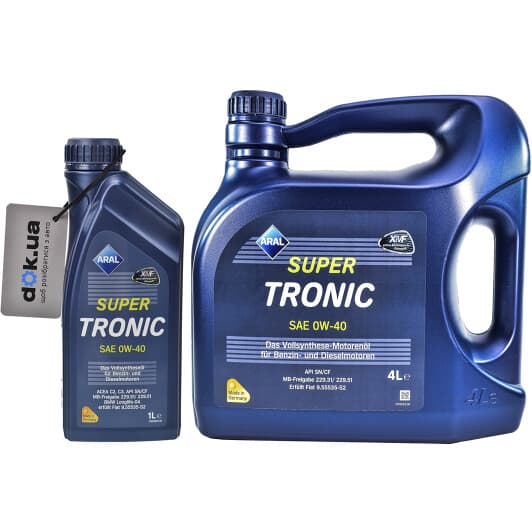Aral SuperTronic 0W-40 моторное масло