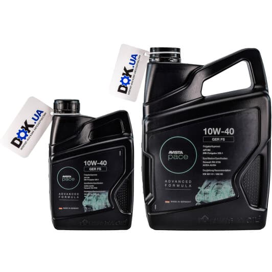 AVISTA Pace GER FS 10W-40 моторное масло