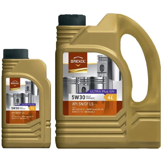 Brexol Ultra Plus GN 5W-30 моторное масло