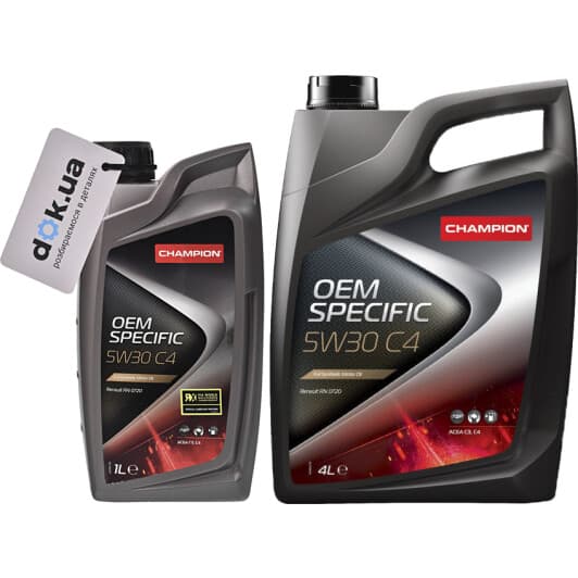 Champion OEM Specific C4 5W-30 моторна олива