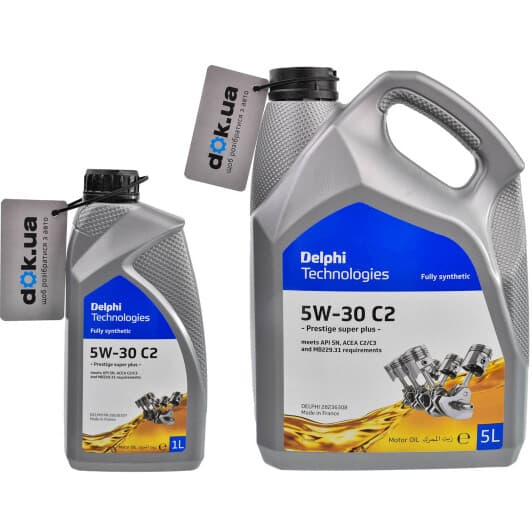 Delphi Prestige Super Plus C2 5W-30 моторное масло