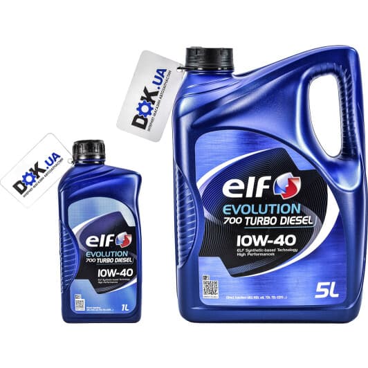 Elf Evolution 700 Turbo Diesel 10W-40 моторное масло