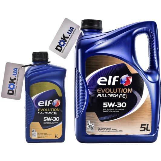 Elf Evolution Full-Tech FE 5W-30 моторна олива