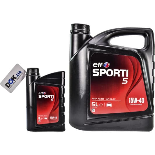 Elf Sporti 5 15W-40 моторна олива