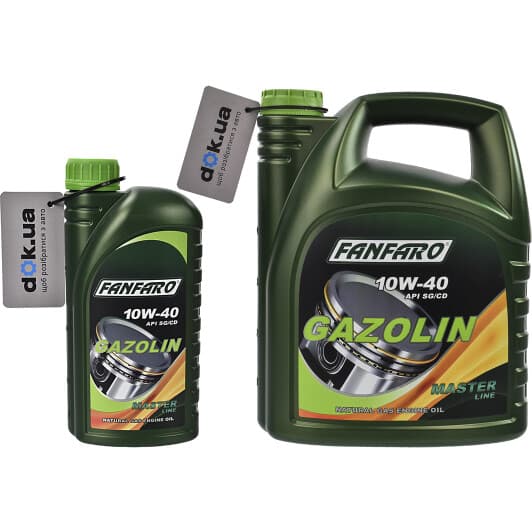 Fanfaro Gazolin 10W-40 моторное масло