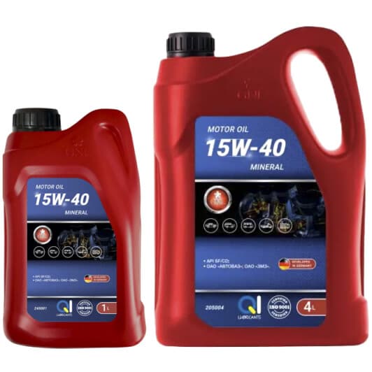 GNL Mineral 15W-40 моторна олива