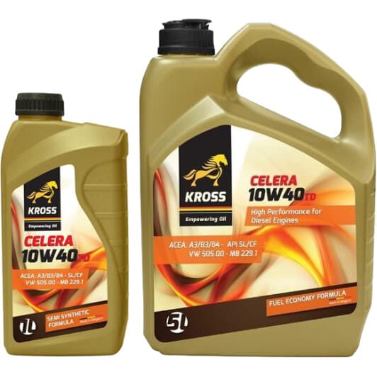 KROSS Celera TD 10W-40 моторное масло