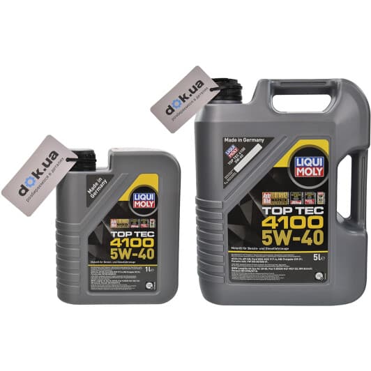 Liqui Moly Top Tec 4100 5W-40 моторное масло