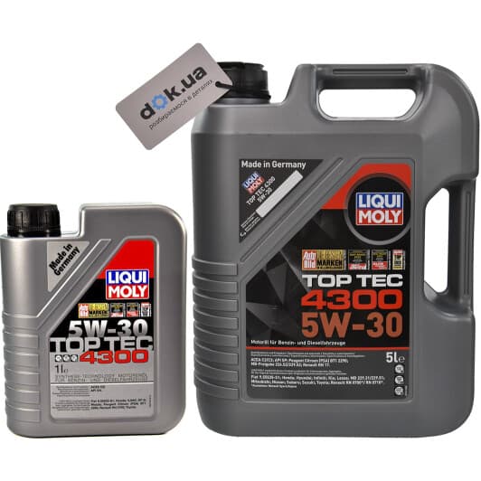 Liqui Moly Top Tec 4300 5W-30 моторна олива
