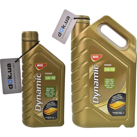 MOL Dynamic Prima 5W-40 моторна олива