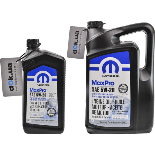 Mopar MaxPro GF-6A 5W-20 моторное масло
