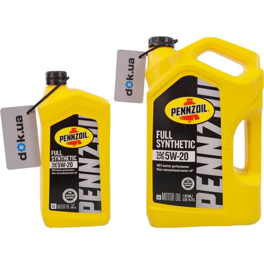 Pennzoil Full Synthetic 5W-20 моторное масло