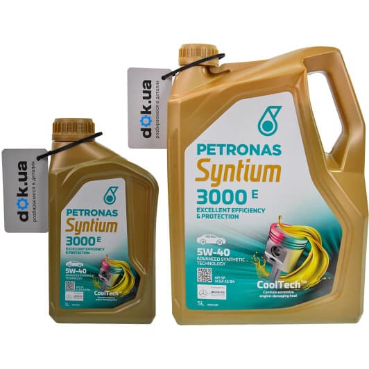 Petronas Syntium 3000 E 5W-40 моторное масло