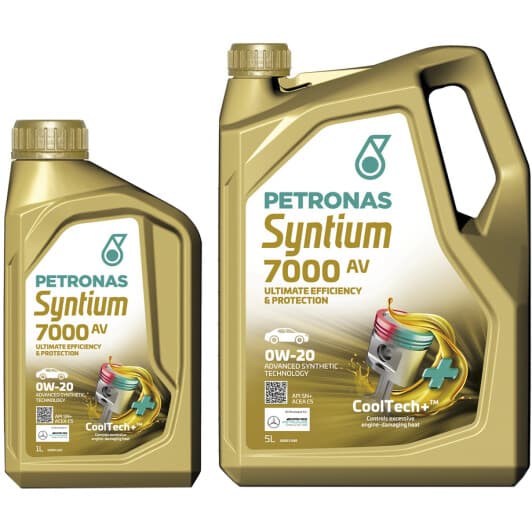 Олива Petronas Syntium 7000 AV 0W-20