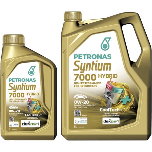 Олива Petronas Syntium 7000 Hybrid 0W-20