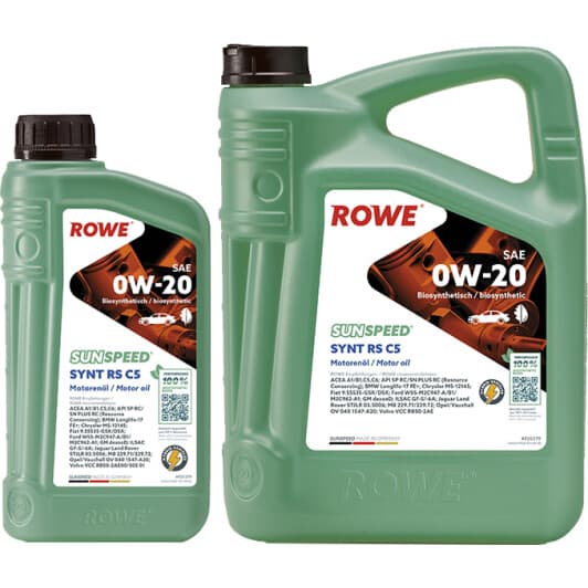 Масло Rowe Sunspeed Synt RS C5 0W-20