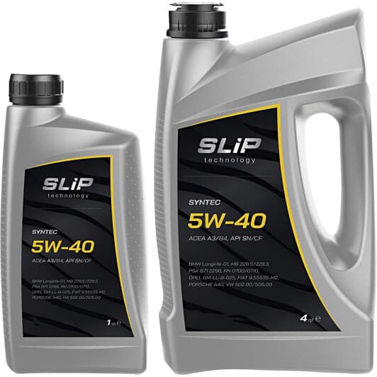 Slip Syntec 5W-40 моторное масло
