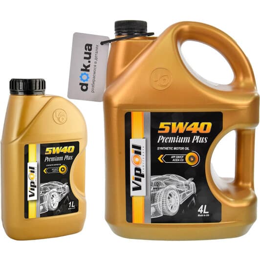 VIPOIL Premium Plus 5W-40 моторное масло