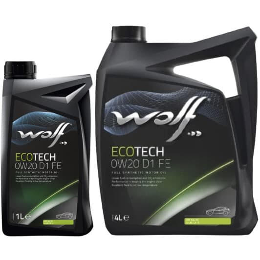 Wolf Ecotech D1 FE 0W-20 моторна олива