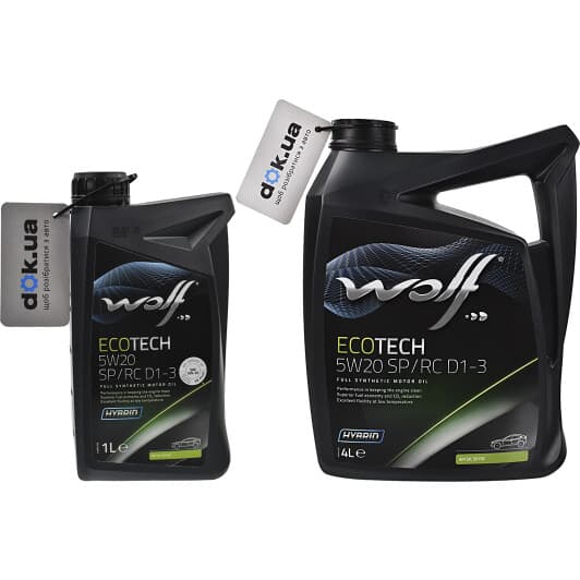 Wolf EcoTech SP/RC D1-3 5W-20 моторна олива