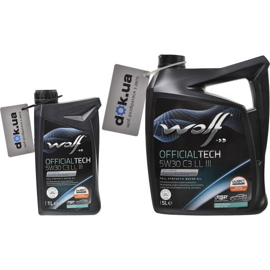 Wolf Officialtech C3 LL III 5W-30 моторное масло