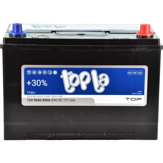 Акумулятор Topla 6 CT-95-R Top JIS 118895